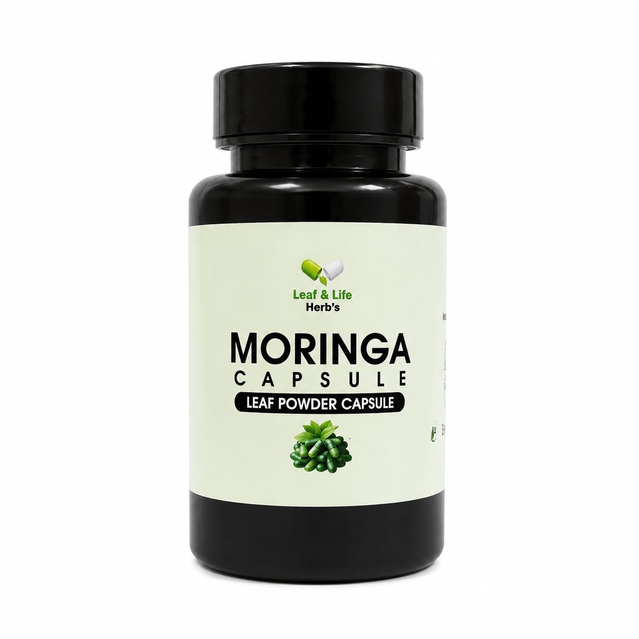 Moringa Capsules — 100% Natural Moringa Leaf Capsules